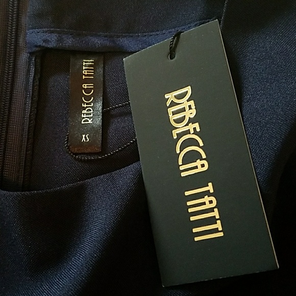 Rebecca Tatti navy and white dress NWT - Picture 5 of 5